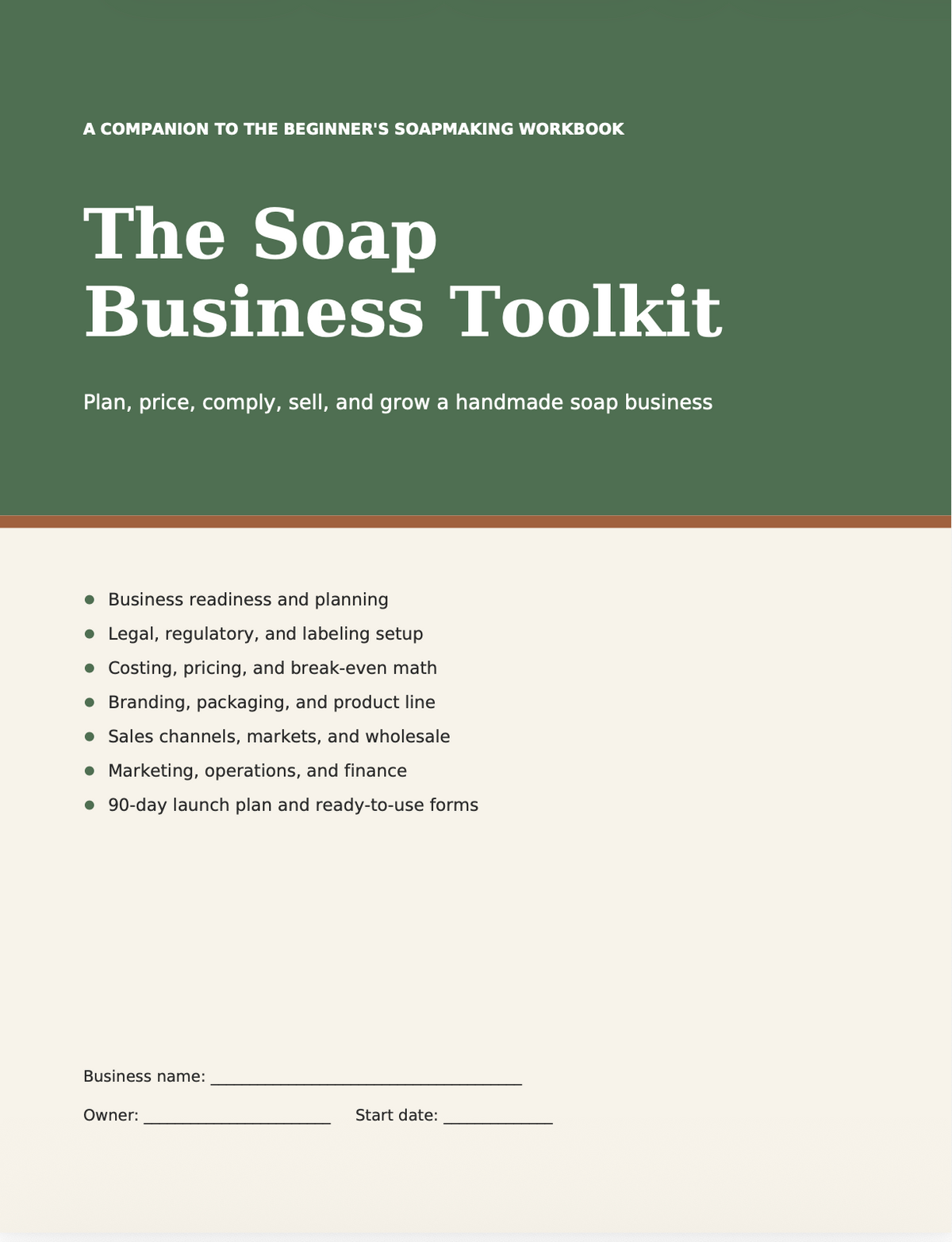 The Soap Business Toolkit
