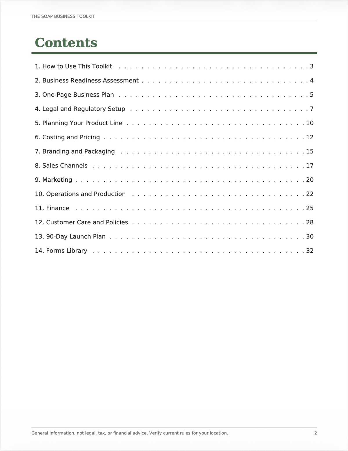 The Soap Business Toolkit